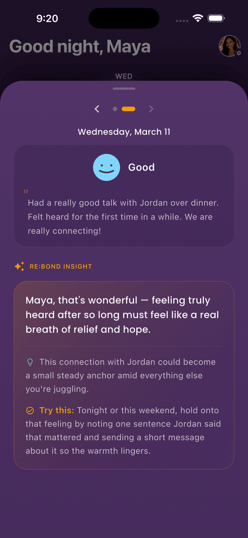 AI feedback with personalized suggestion